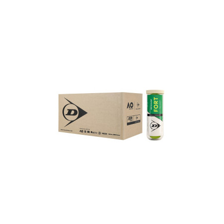 CARTON DE 24 TUBES DE 3 BALLES DUNLOP FORT SELECT