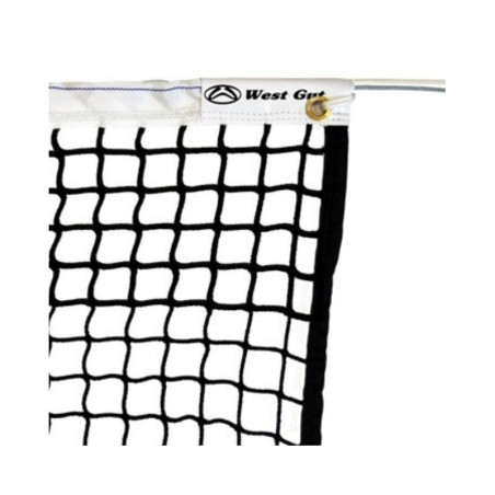 FILET DE TENNIS TRESSE EN PPHR 3MM SANS NOEUDS BORDE DOUBLE MAILLE