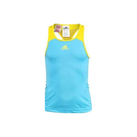 Débardeur Adidas Adizero Feather Filles (Bleu/Jaune)