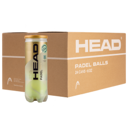 CARTON DE 24 TUBES DE 3 BALLES HEAD PADEL PRO+