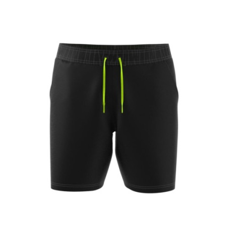 ADIDAS CLUB 2IN1 SHORT BLACK/LUCID LEMON