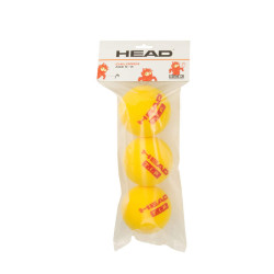 SACHET DE 3 BALLES EN MOUSSE HEAD TIP FOAM ROUGE