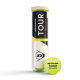 TUBE DE 4 BALLES DUNLOP TOUR BRILLANCE