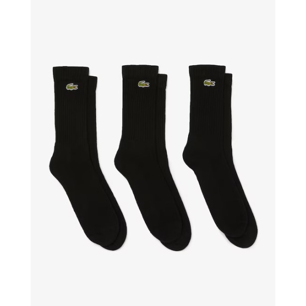 3 PAIRES DE CHAUSSETTES LACOSTE ATHLETE (MID)