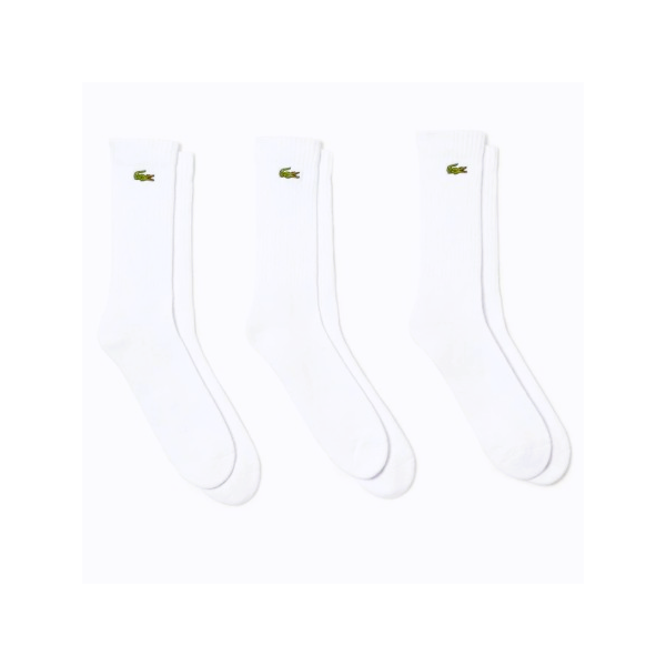 3 PAIRES DE CHAUSSETTES LACOSTE ATHLETE (MID)