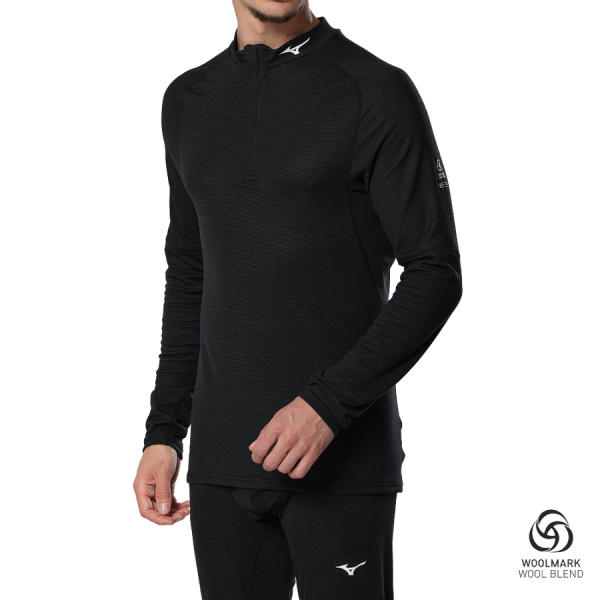 PULL MIZUNO PREMIUM MERINO WOOL HALF ZIP
