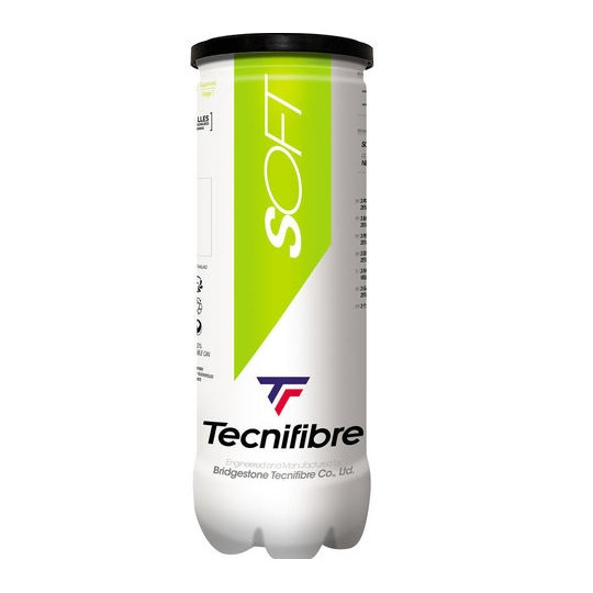 TUBES DE 3 BALLES TECNIFIBRE SOFT