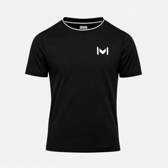 T-SHIRT MOURATOGLOU TECH NOIR