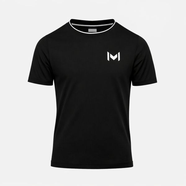 T-SHIRT MOURATOGLOU TECH NOIR