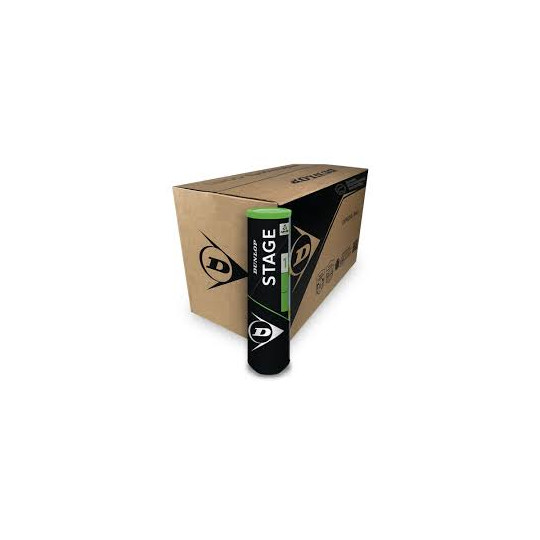 TUBE DE 4 BALLES DUNLOP GREEN STAGE
