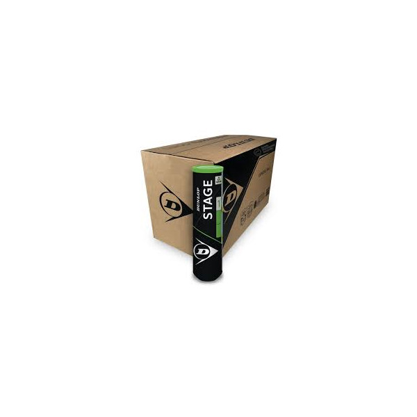 TUBE DE 4 BALLES DUNLOP GREEN STAGE