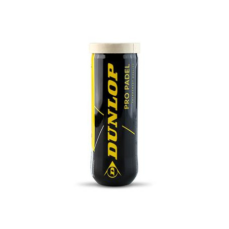 TUBE DE 3 BALLES DUNLOP PRO PADEL