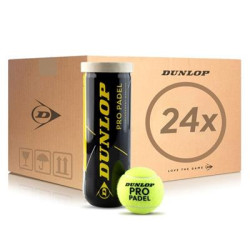 CARTON DE 24 TUBES DE 3 BALLES DUNLOP PRO PADEL