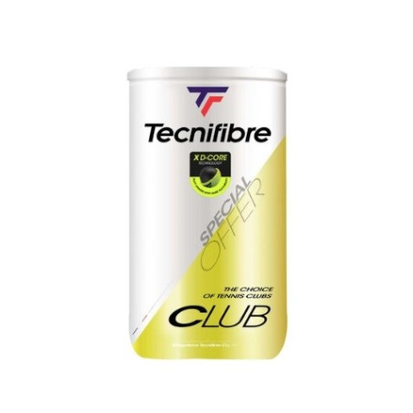 BIPACK DE 4 BALLES TECNIFIBRE CLUB