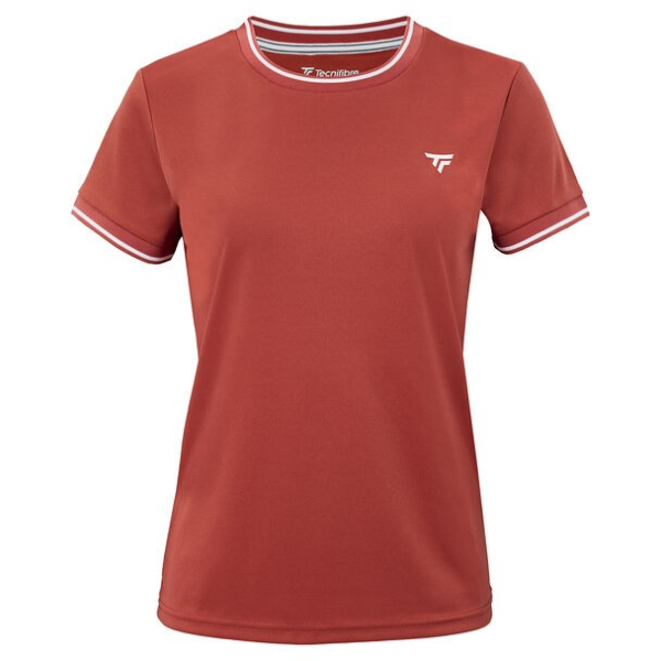 TEE SHIRT FEMME TECNIFIBRE TEAM TECH TERRACOTTA