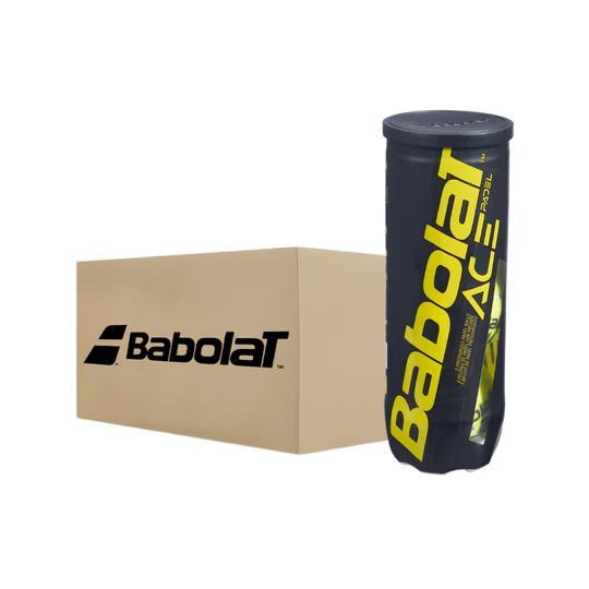 CARTON DE 24 TUBES 3 BALLES BABOLAT ACE PADEL