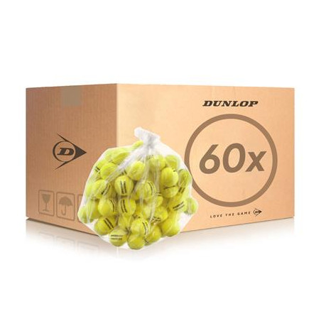 SACHET DE 60 BALLES DUNLOP TRAINING