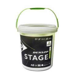 BARIL 60 BALLES DUNLOP STAGE 1 VERTES
