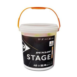 BARIL DE 60 BALLES DUNLOP STAGE 2 ORANGES